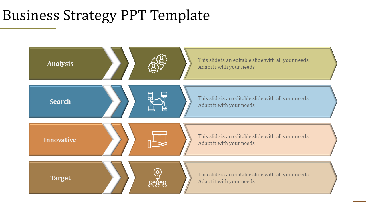 Free - Amazing Business Strategy PPT Template Slide Design